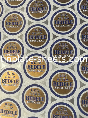 CMYK Offset Printing Tin Free Steel Coil ความต้านทานต่อการบดลง T5 ที่กําหนดเอง