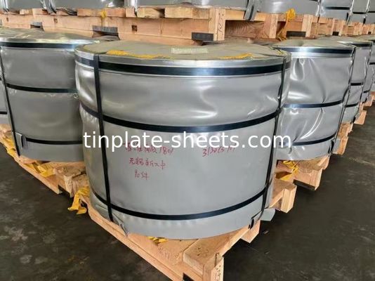 กระดาษหมึกสําหรับกระป๋องสารเคมีและกระป๋องอาหารที่มีน้ําหนัก 1.5-1.85MT ต่อบรรจุภัณฑ์และมาตรฐาน JIS G3303 EN10202 ASTM624