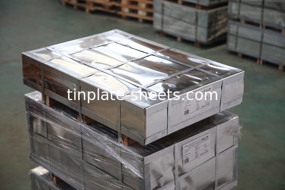 กระดาษหมึกสําหรับกระป๋องสารเคมีและกระป๋องอาหารที่มีน้ําหนัก 1.5-1.85MT ต่อบรรจุภัณฑ์และมาตรฐาน JIS G3303 EN10202 ASTM624