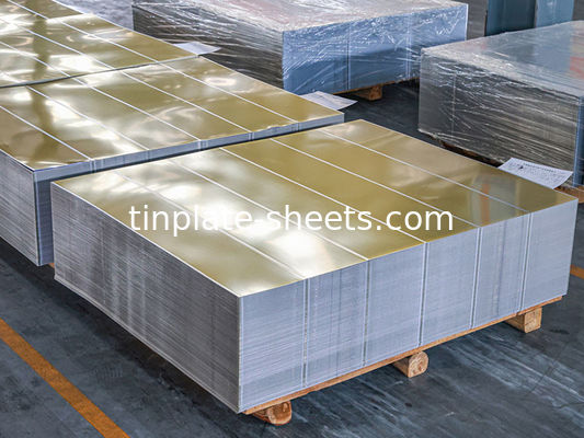 JIS G3303 EN10202 และ ASTM624 ใบกระดาษหมึกมาตรฐานสําหรับกระป๋องเคมีและกระป๋องอาหารและการแข่งขัน