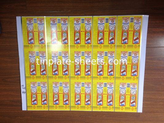 4 ใบกระดาษหมึกลายสีสําหรับถังระบายอากาศ มีความสามารถในการปรับปรุงได้ดี T4 T5