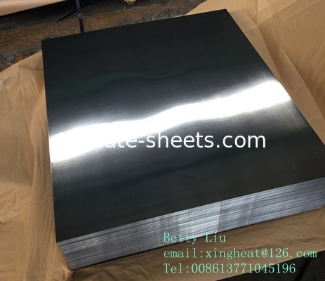 เหล็กไร้หมึกสําหรับอุตสาหกรรมกระป๋อง สีเงินสดใสและผิวหิน
