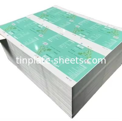 T3 T4 2-6 การพิมพ์สี กระดาษหมึกสําหรับกระป๋อง 2.8/2.8 กระดาษหมึก
