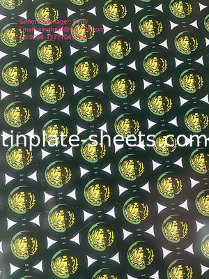 กระดาษหมึกสําหรับกระป๋องในสีสดใส / หิน / เงิน / แมท ปลายด้วยการเคลือบหมึกและ soldability และ formability ที่ยอดเยี่ยม