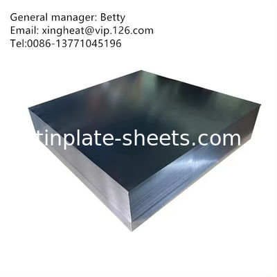 หน้าผิวเรียบ TFS Sheet โครม จานd Steel ทนทานสนิม
