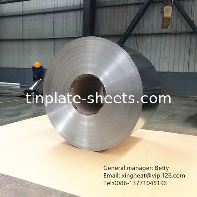 ผลงานสูง T2-T5 MR SPCC TFS Steel Sheet สามารถรีไซเคิลได้ 100%