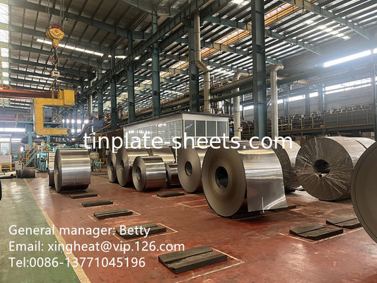 JIS G3315 มาตรฐาน TFS Steel Sheet BA And CA การผสมผสานความทนทานสูง 2.0/20