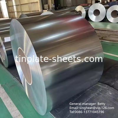 MATT สายไฟฟ้าเคลือบโครเมียมเหล็กโค้ลจบ Max 2000mm OD T3