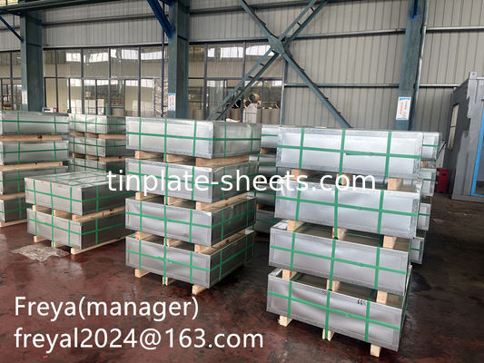แผ่นกระดาษหมึกที่มีประสิทธิภาพสูงสําหรับกระป๋องบรรจุ JIS G3303 มาตรฐาน 2.8/2.8 T4 T5 T3 T5 DR8 STONE FINISH