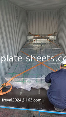 กระดาษหมึกสําหรับบรรจุกระป๋องกระป๋องอาหาร JIS G3303 มาตรฐาน T4 T3 T5 DR8 STONE FINISH กระดาษหมึกแบบไฟฟ้า
