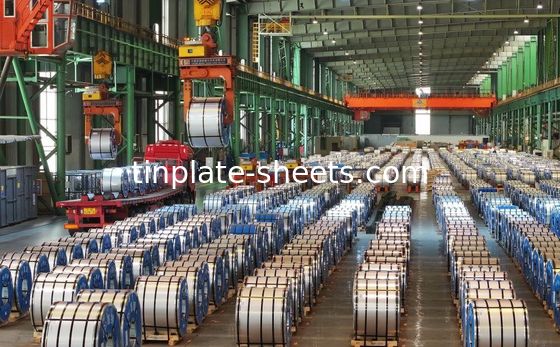 สภาพดี Electrolytic Tinplate สําหรับการผลิตกระป๋องกระป๋อง Coil TS260 TS275 TH415 TH435 TH550 ทินเคลือบ 2.8/2.8