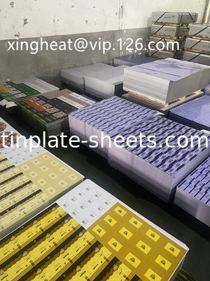 6 การพิมพ์สี พลาสติก สําหรับการทําเค้กเบสกิต สามารถป้องกันสนิม T4 T5