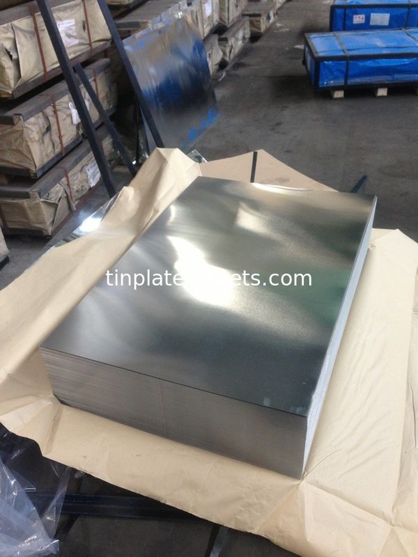 กระดาษหมึกสําหรับบรรจุกระป๋องกระป๋องอาหาร JIS G3303 มาตรฐาน T4 T3 DR8 STONE FINISH