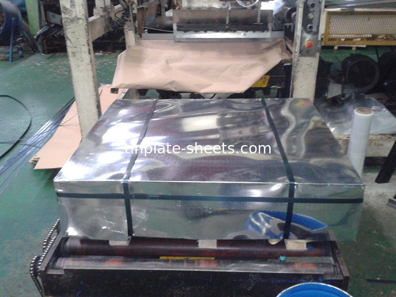 กระดาษหมึกสําหรับกระป๋องบรรจุ JIS G3303 มาตรฐาน T3 T4 DR8 2.8/2.8 STONE FINISH