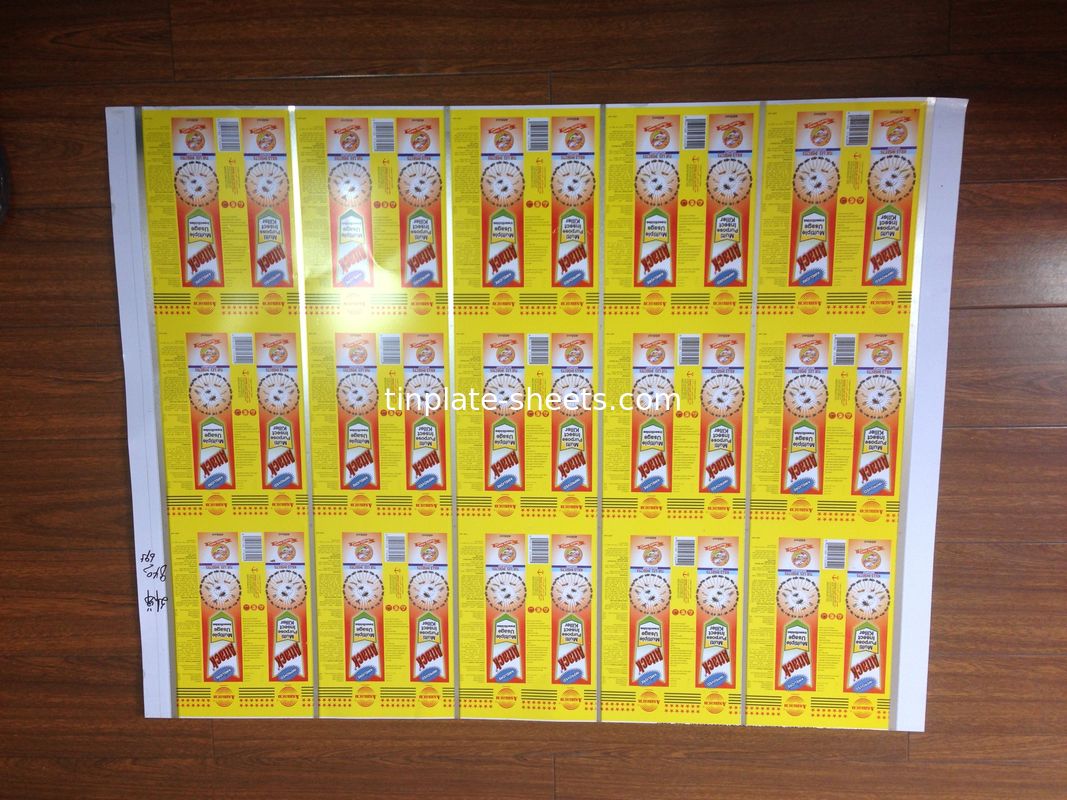 4 ใบกระดาษหมึกสีสีสําหรับถังระบายอากาศ