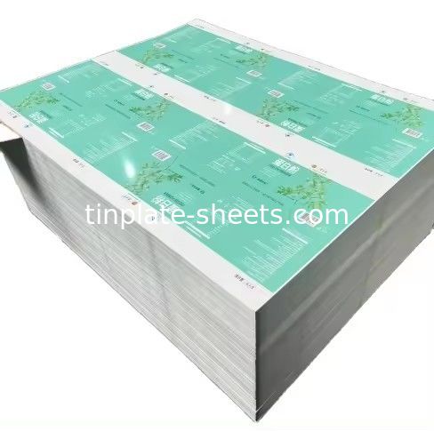 T3 T4 2-6 การพิมพ์สี กระดาษหมึกสําหรับกระป๋อง 2.8/2.8 กระดาษหมึก