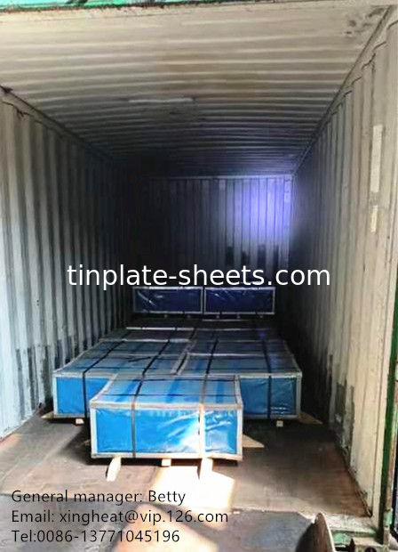 ความกว้าง 600mm - 907mm Tfs ทองเหลืองไร้ทองเหลืองที่มีพื้นผิวหินเสร็จสําหรับ Crown Cap JIS G3315 T3