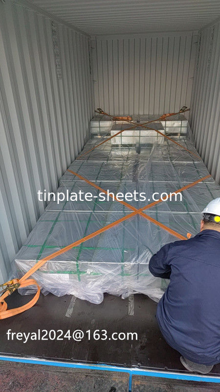 กระดาษหมึกสําหรับกระป๋องบรรจุ JIS G3303 มาตรฐาน T3 T4 T5 DR8 2.8/2.8 STONE FINISH