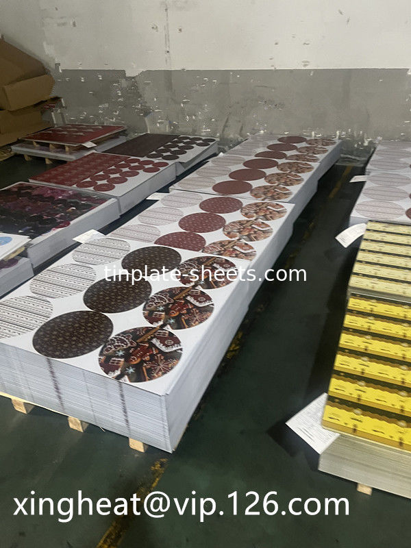 2- 6 สี พิมพ์ ทองเหลือง กระดาษเหล็ก 2.8/2.8 ลาก ทองเหลือง พิมพ์ ทองเหลือง สําหรับอาหารและสารเคมี