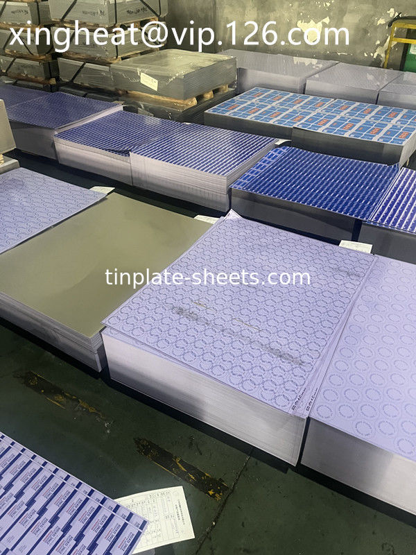 ใบกระดาษหมึกสําหรับกระป๋อง ทนทานการกัดกร่อน เหล็กหมึก Plated ในปลายที่สว่างด้วย Soldability ที่ยอดเยี่ยม