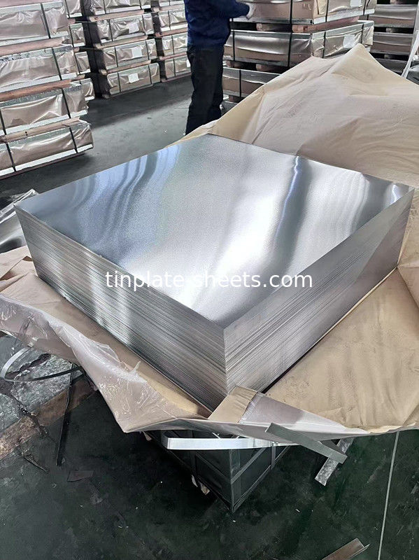 BA Annealing Tinplate Sheets ปลายผิวเรียบและสว่างสําหรับผลิตภัณฑ์ของคุณ