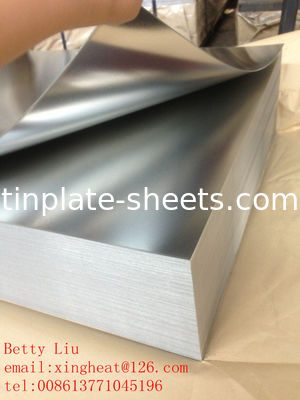 กระดาษหมึกสําหรับกระป๋องบรรจุ JIS G3303 มาตรฐาน T3 T4 T5 DR8 2.8/2.8 STONE FINISH