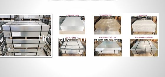 ใบเหล็กไร้หมึกเคลือบด้วยโครเมียมแบบเอเลคโทรลิตส์สําหรับ Crown Cap T3 T4 T5