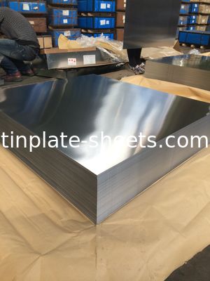ผลงานสูง T2-T5 MR SPCC TFS Steel Sheet สามารถรีไซเคิลได้ 100%